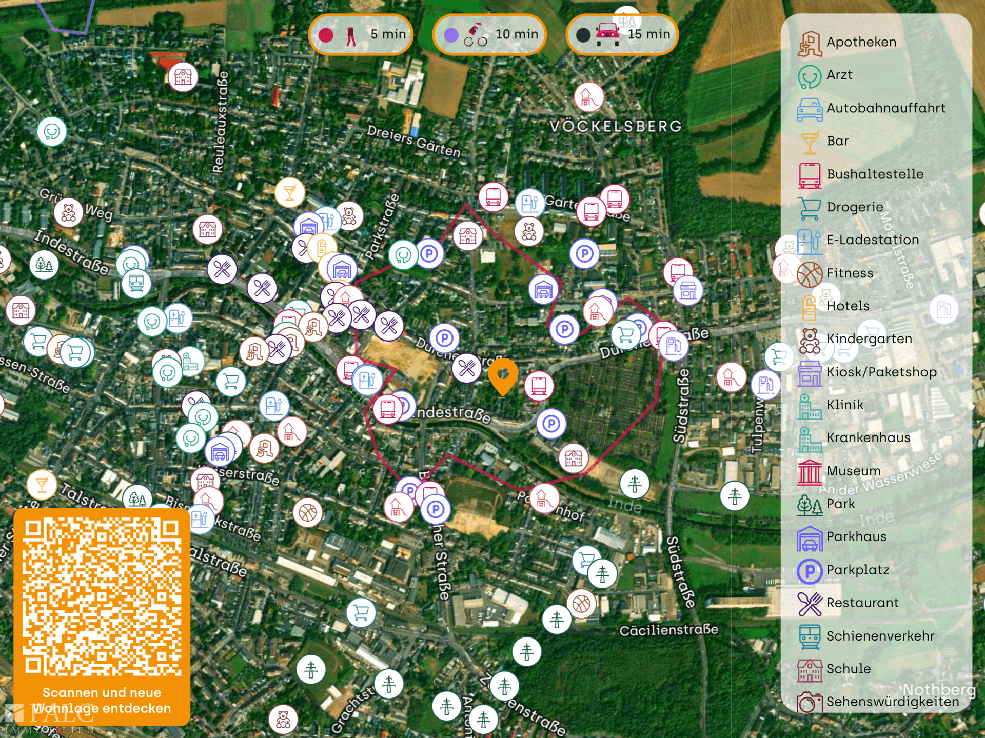 Lageplan-Dürener Str. 106A, 52249 Eschweiler, Deutschland-Kartenausschnitte